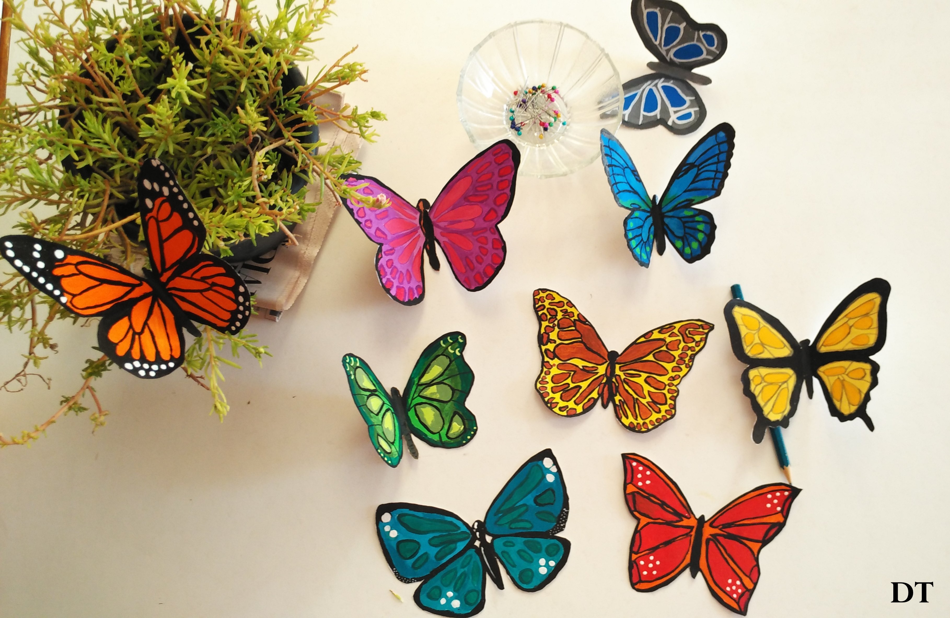 HOW TO MAKE BUTTERFLY? – PART 2