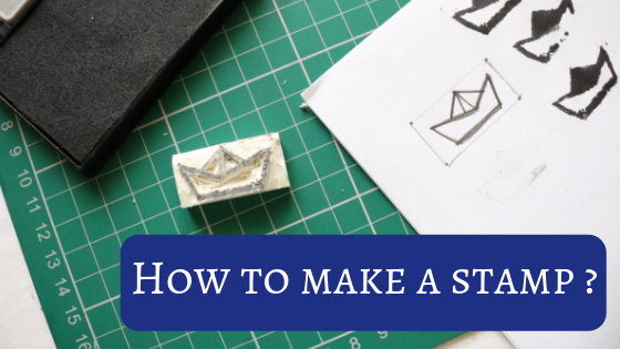 How to make a Stamp? | DIY Rubber Stamp | Step by step instructions