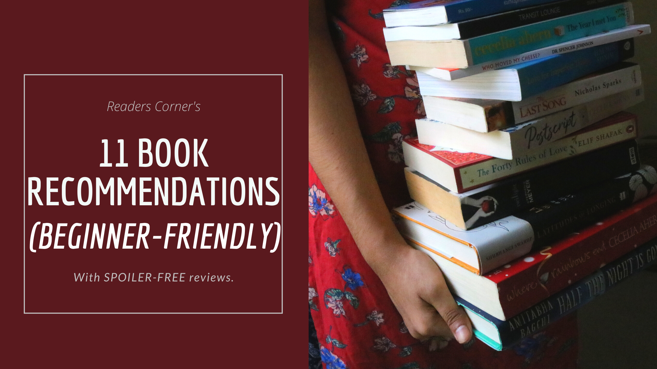 11 Book Recommendations for Beginners | Readers corner